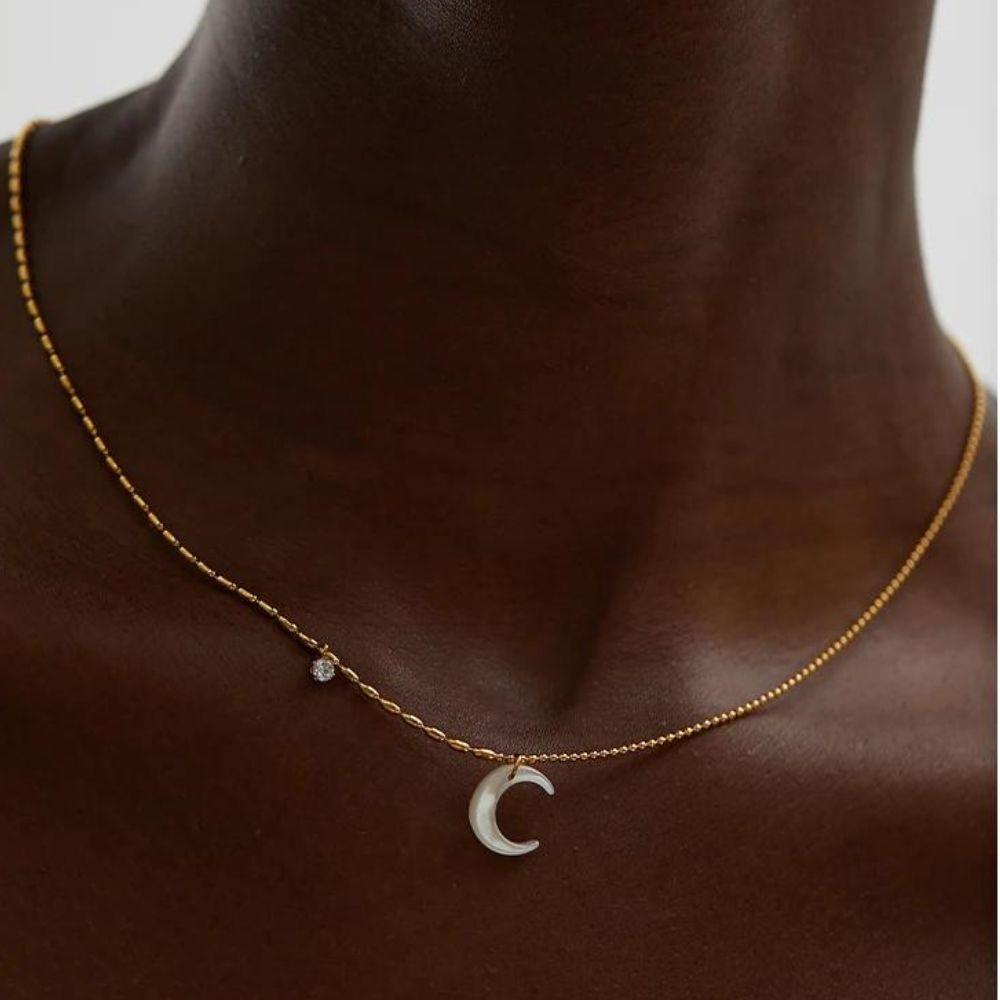 Luna Pearl Necklace - Father and Daughter Jewelry