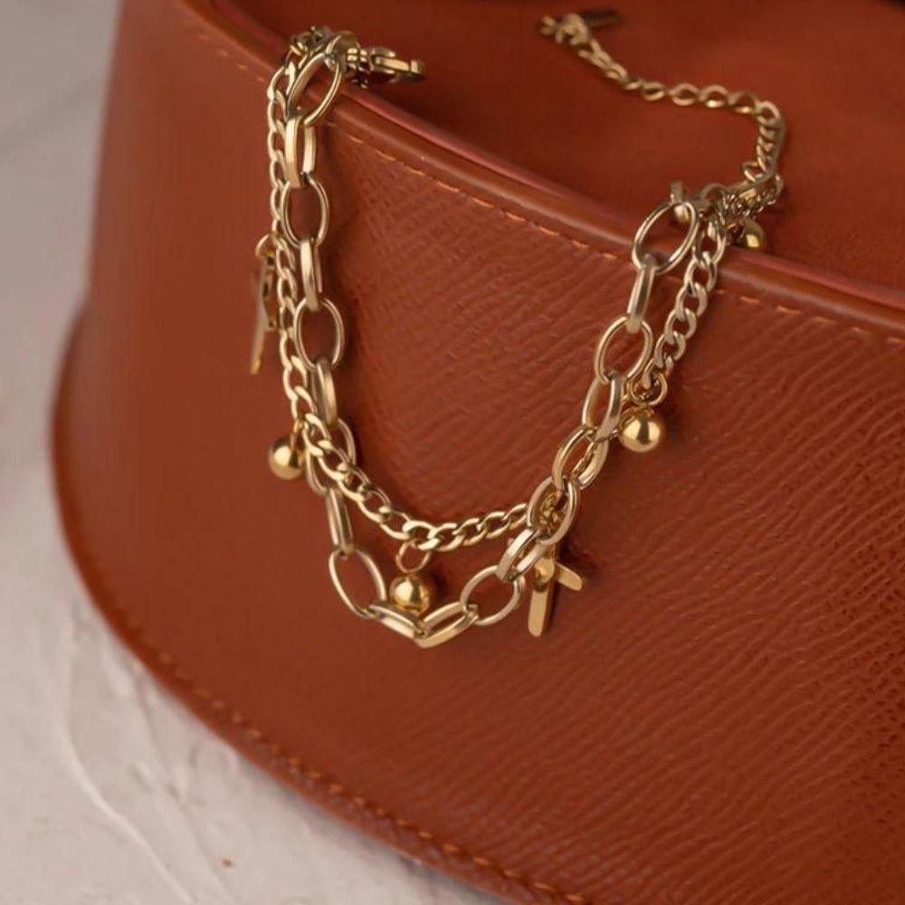 Divine Layers Bracelet - Father and Daughter Jewelry