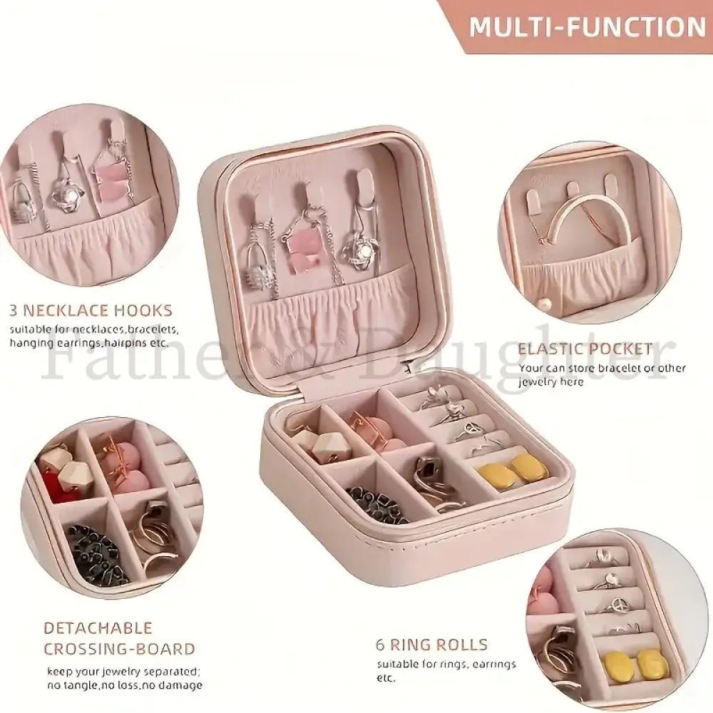 Compact Travel Jewellery Case