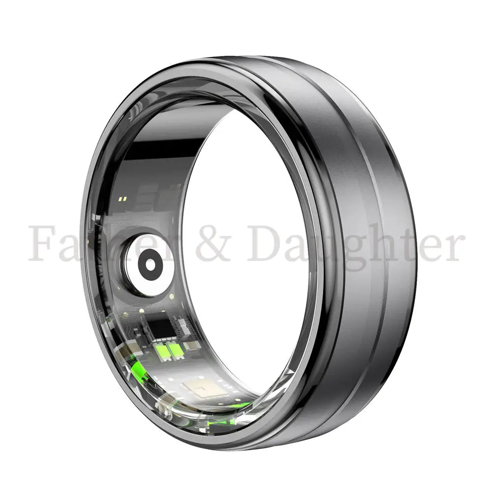 Dual-Tone Smart Ring Black