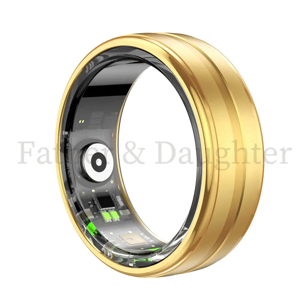 Dual-Tone Smart Ring Gold