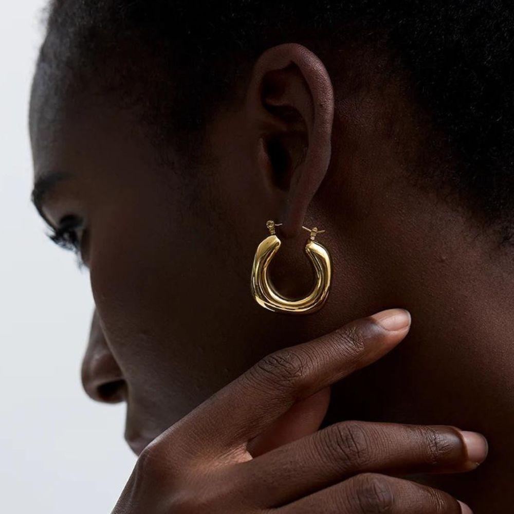 Molten Aura Hoops - Father and Daughter Jewelry