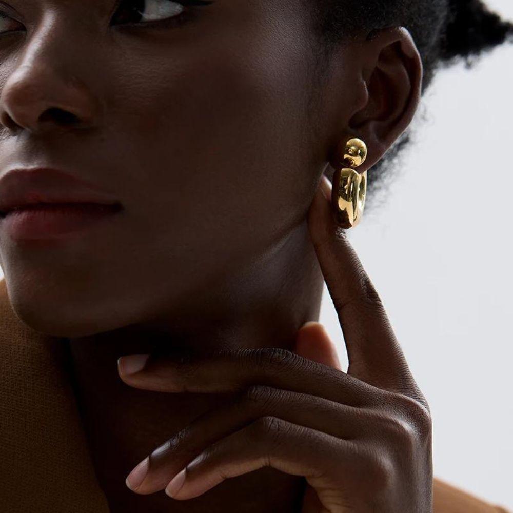 Lunar Essence Earrings - Father and Daughter Jewelry