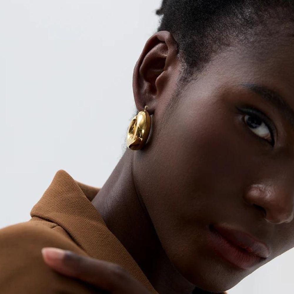 Molten Aura Hoops - Father and Daughter Jewelry