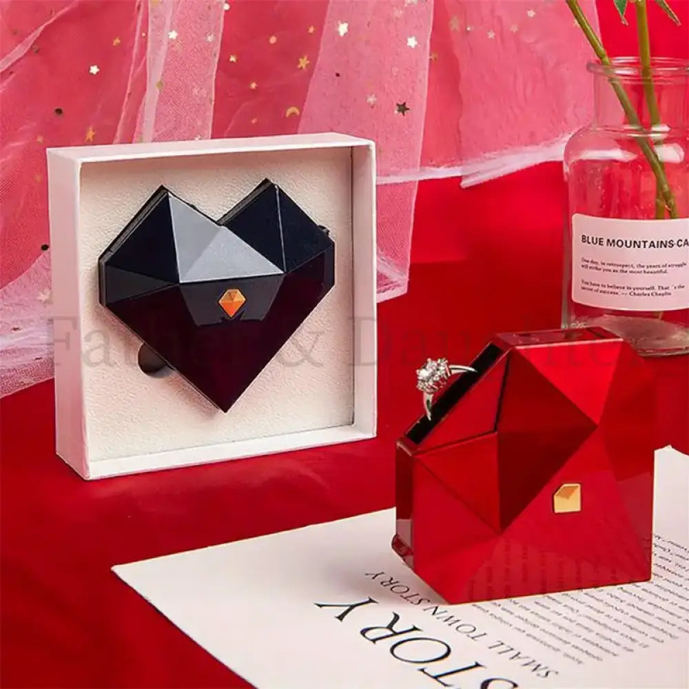 Heart Pop-Up Ring Box
