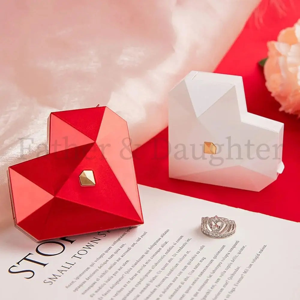 Heart Pop-Up Ring Box