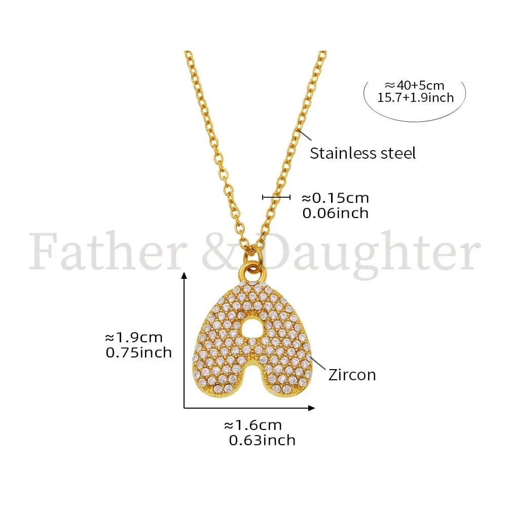 Initial Sparkle Necklace