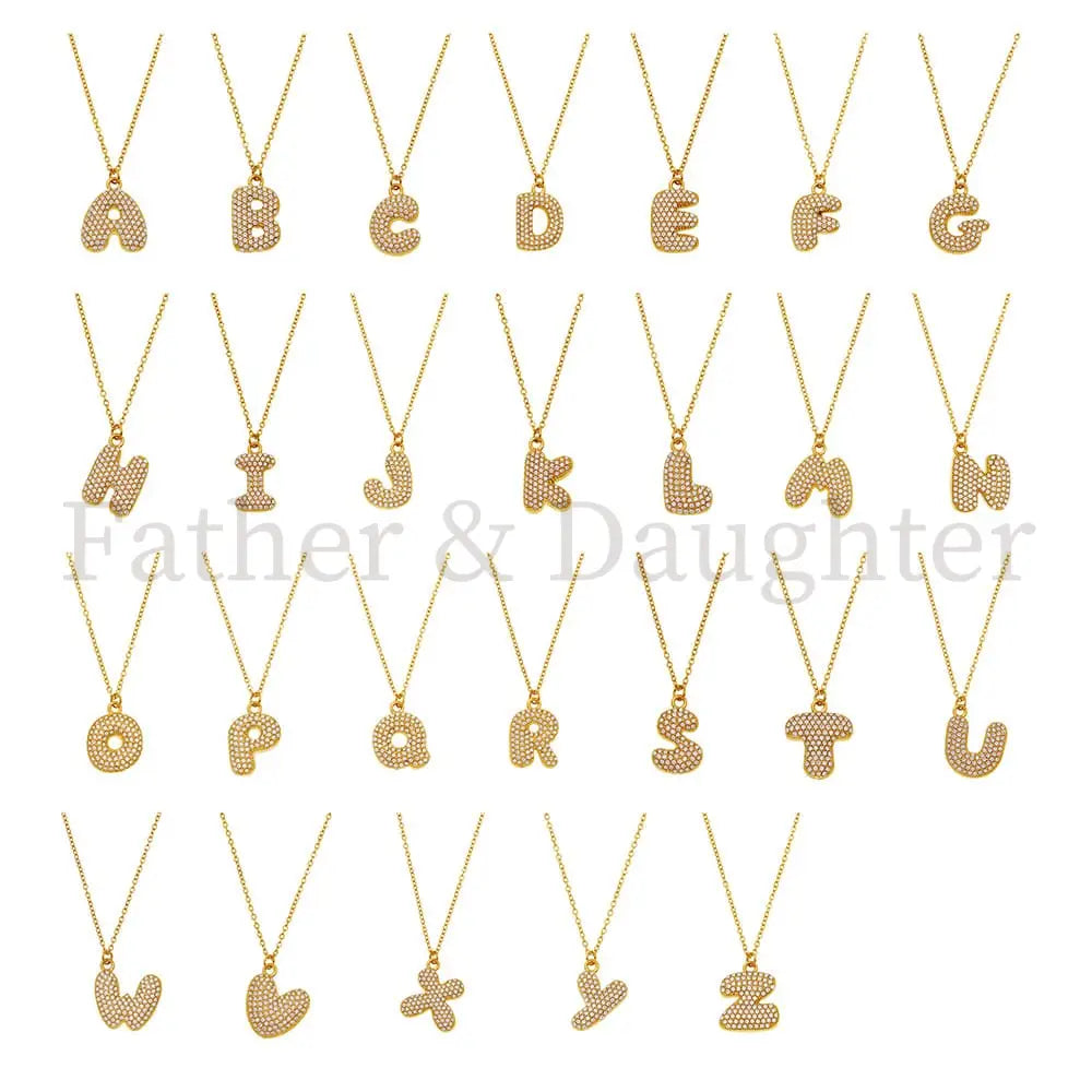 Initial Sparkle Necklace