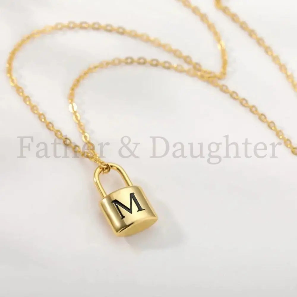 Locked In Love Necklace - Father and Daughter Jewelry