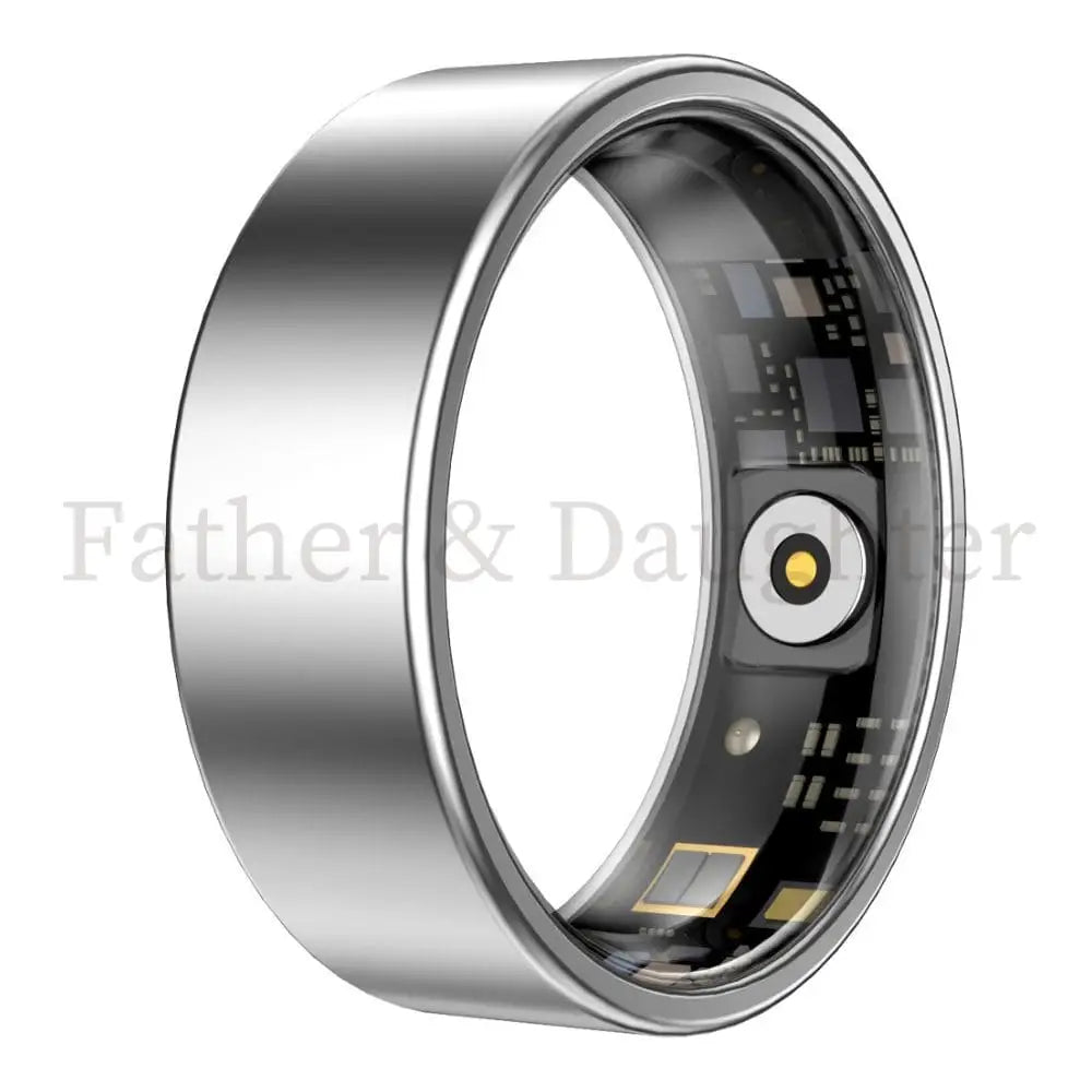 Minimalist Smart Ring 2025 Silver
