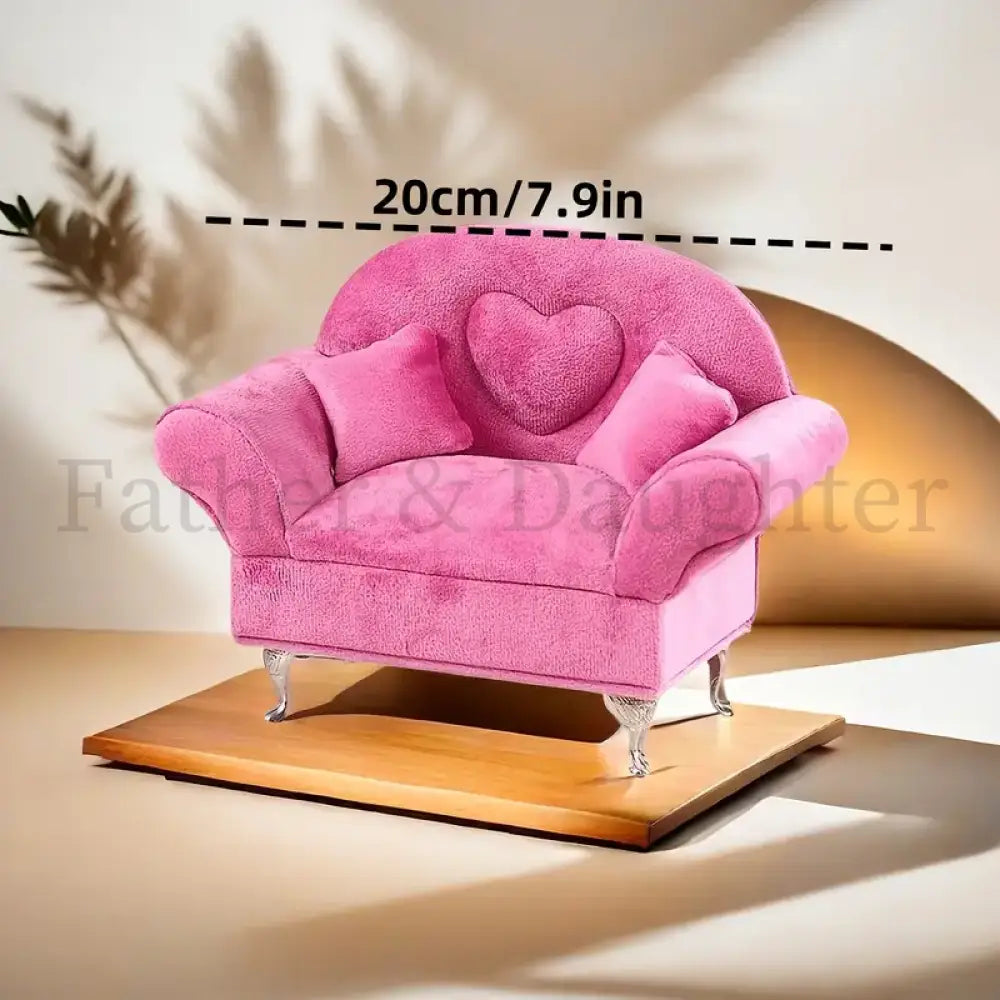 Velvet Sofa Jewellery Case Velvet Sofa Jewelry Box