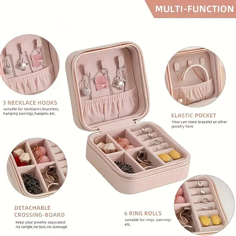 Compact Travel Jewellery Case
