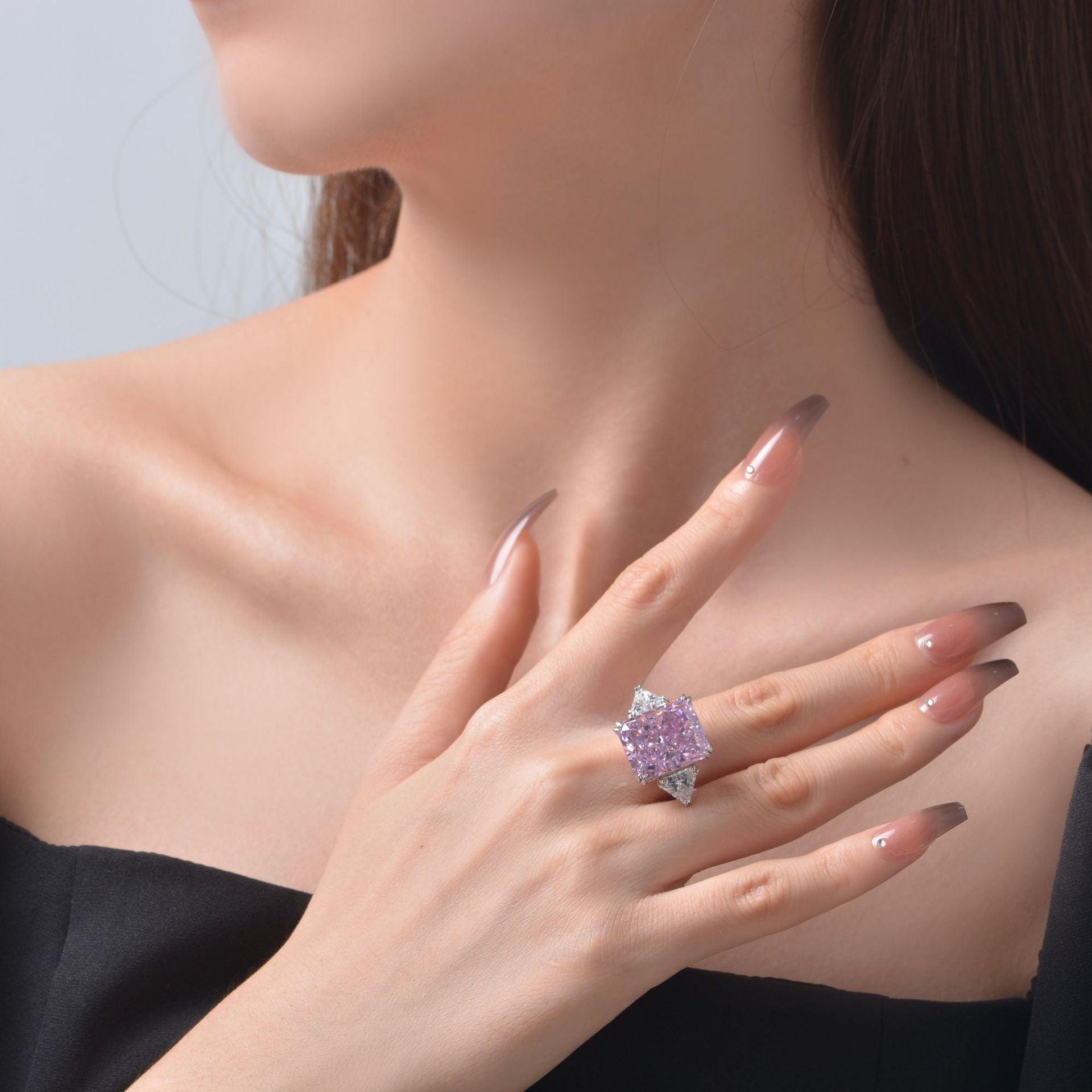 Aurora Majesty Silver Ring
