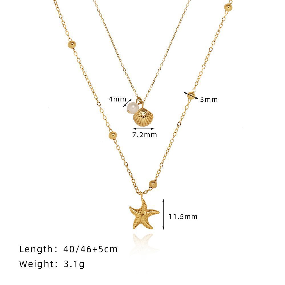 Ocean Whisper Starfish Necklace
