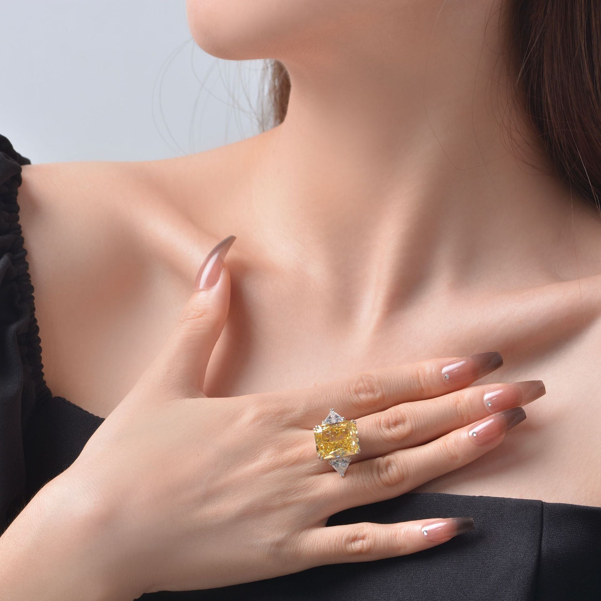 Aurora Majesty Silver Ring