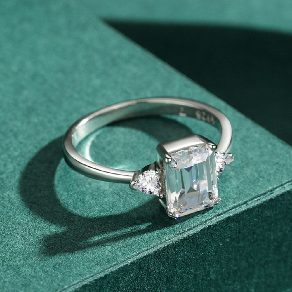 Radiant Trinity Silver Ring