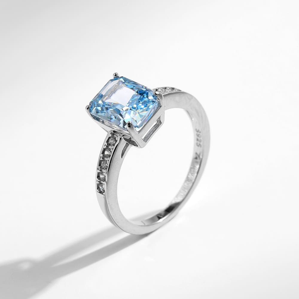 Crystal Empress Silver Ring