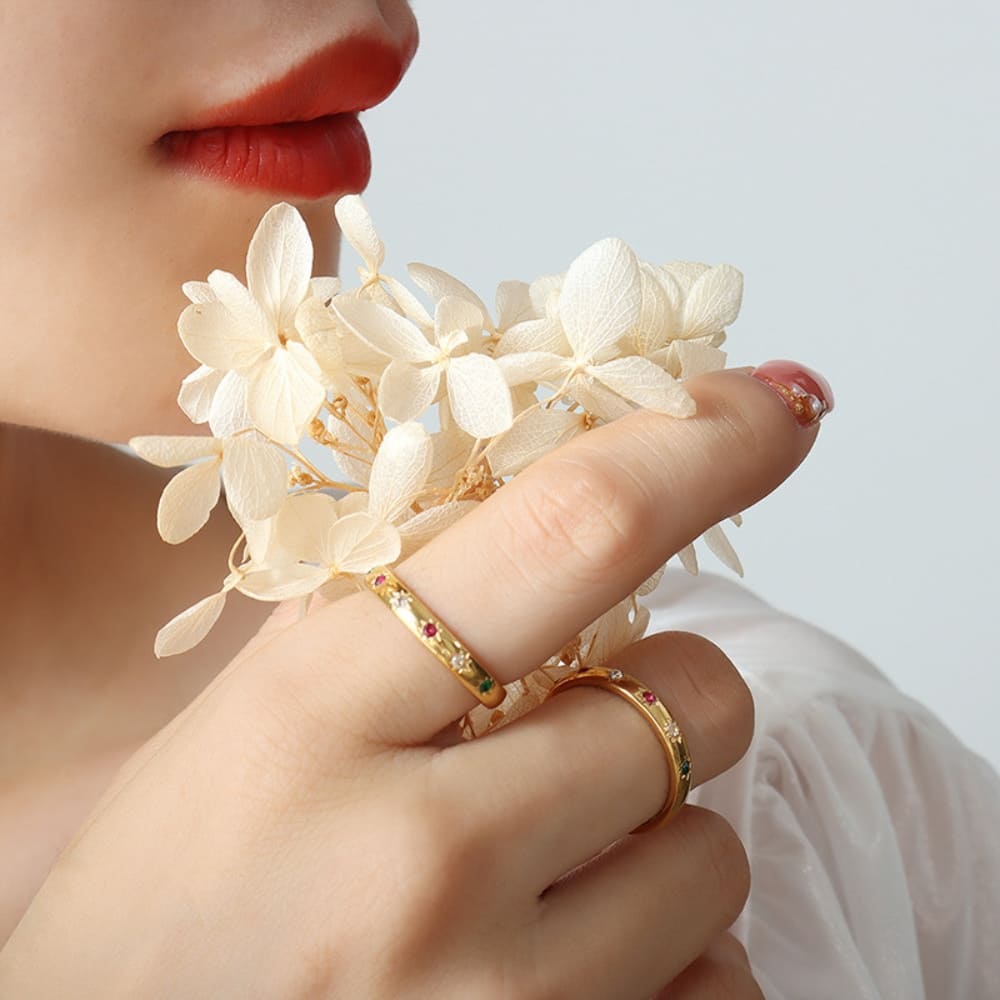 Celestial Sparks Ring