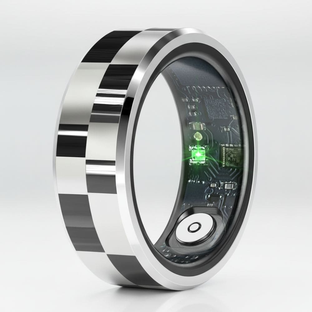 Chrome Edge Smart Ring