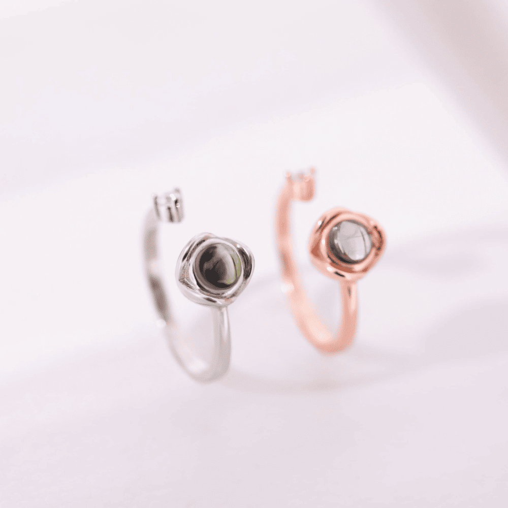 Rose Projection Ring (Resizable)