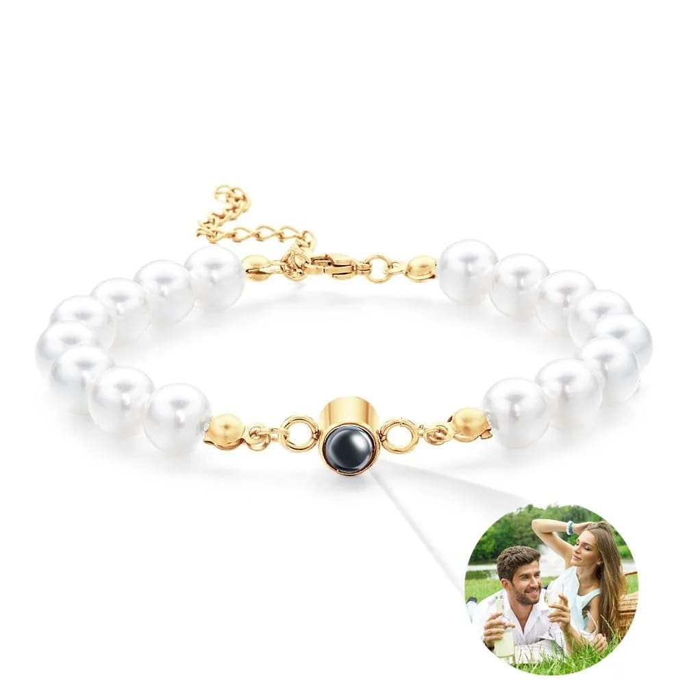 Pearl Photo Projection Bracelet