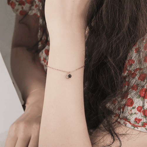 Circle Photo Projection Bracelet
