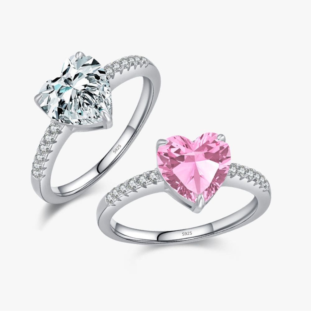 Heartlight Silver Ring
