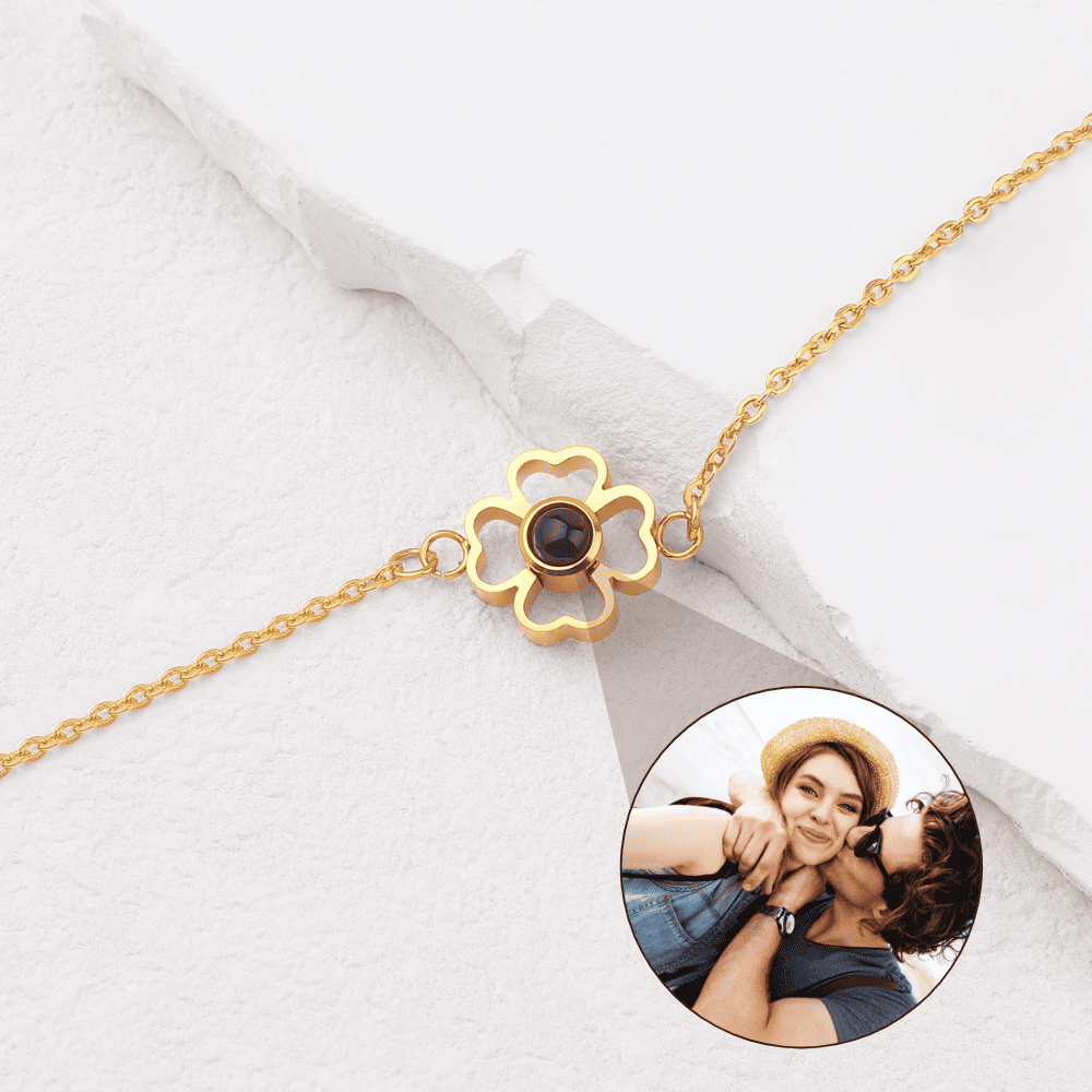 Clover Photo Projection Bracelet