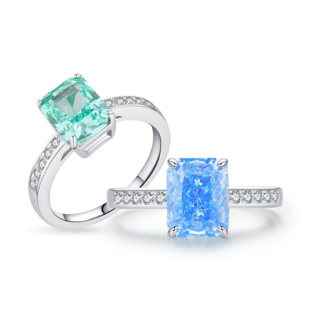 Crystal Empress Silver Ring