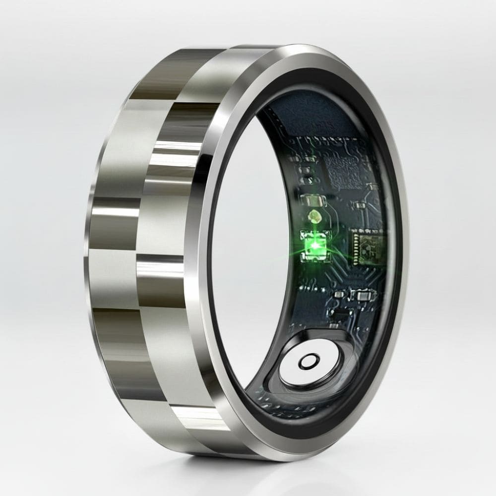 Chrome Edge Smart Ring