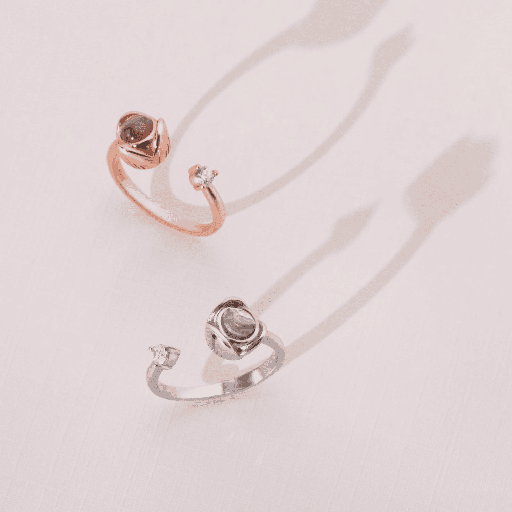 Rose Projection Ring (Resizable)