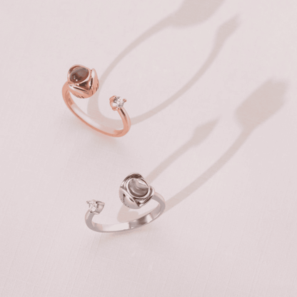 Rose Projection Ring (Resizable)