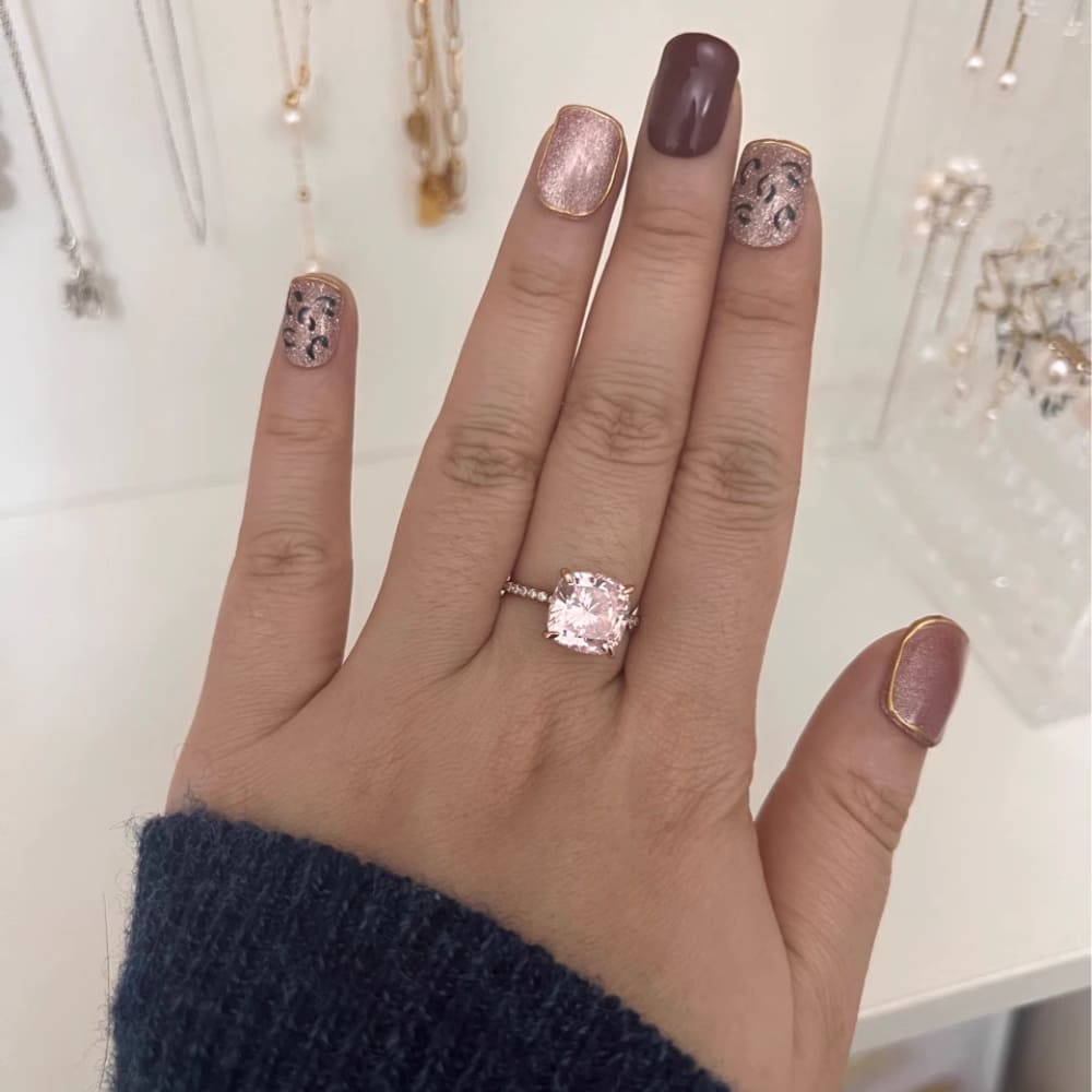 Rose Brilliance Silver Ring