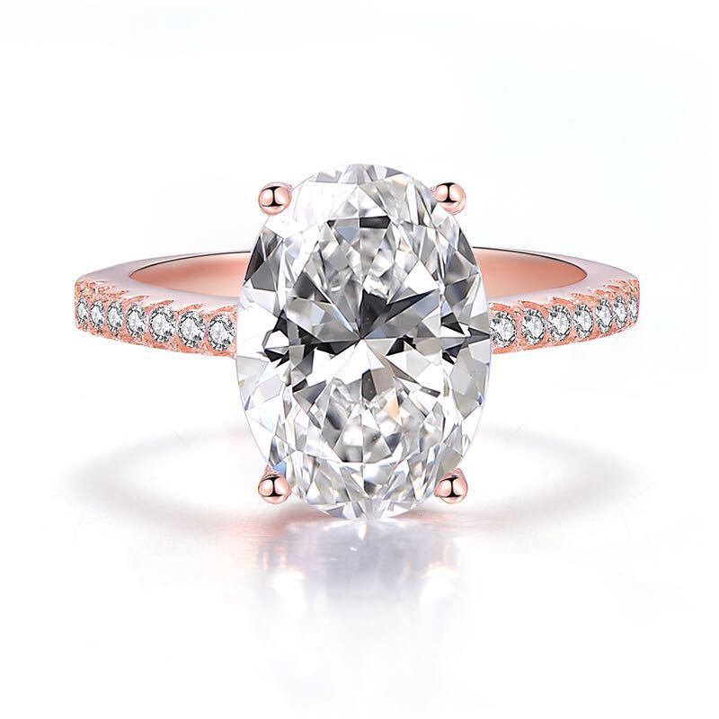 Moonfire Oval Silver Ring