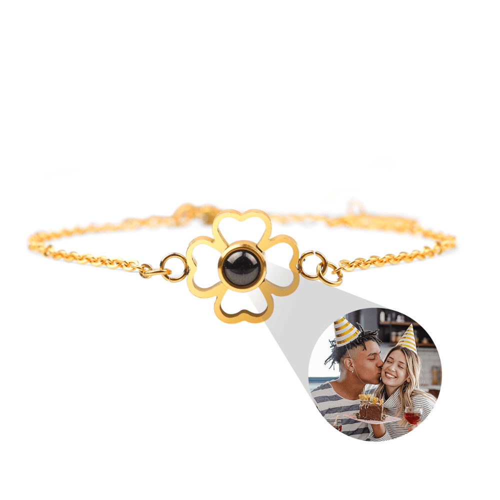 Clover Photo Projection Bracelet