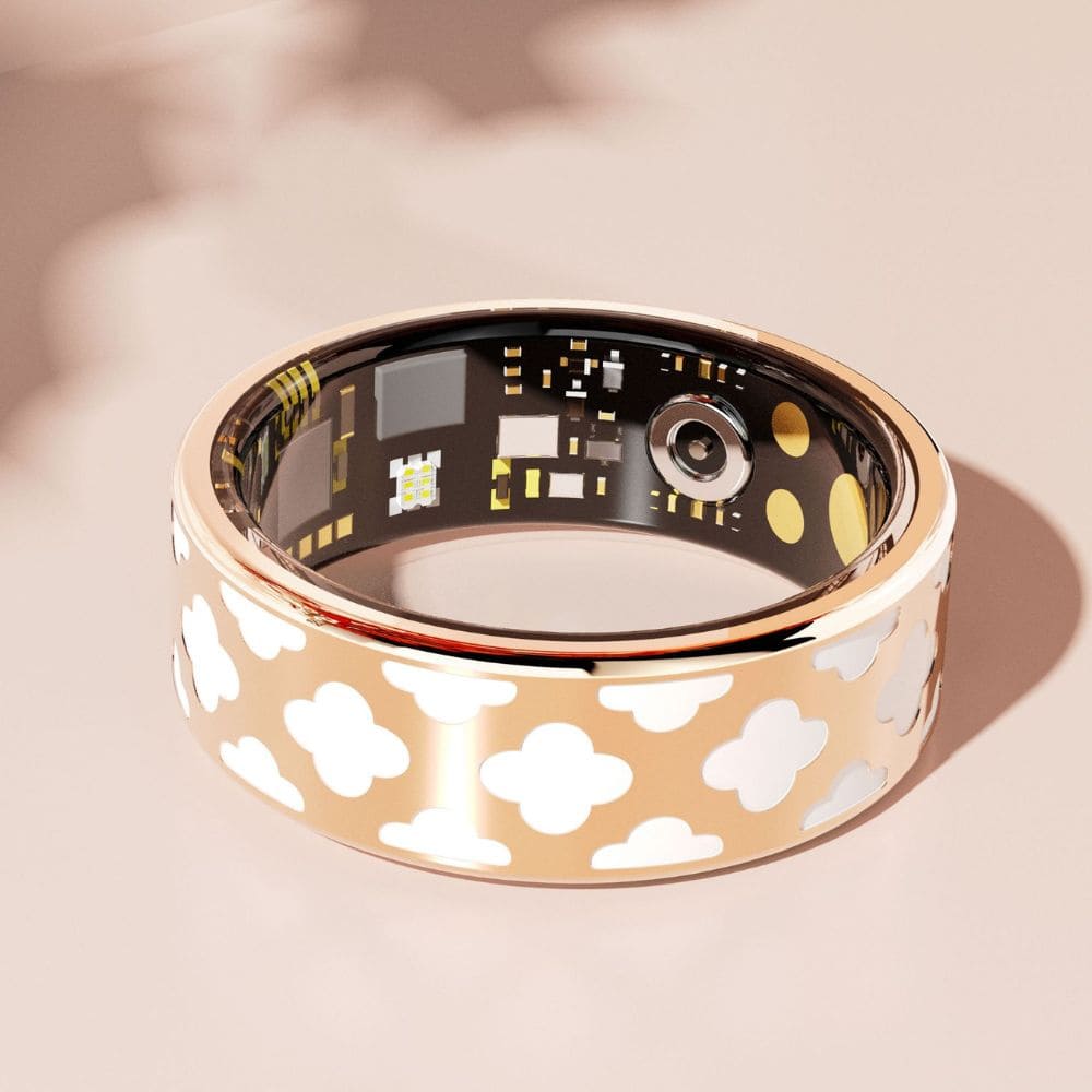 Clover Inlaid Smart Ring