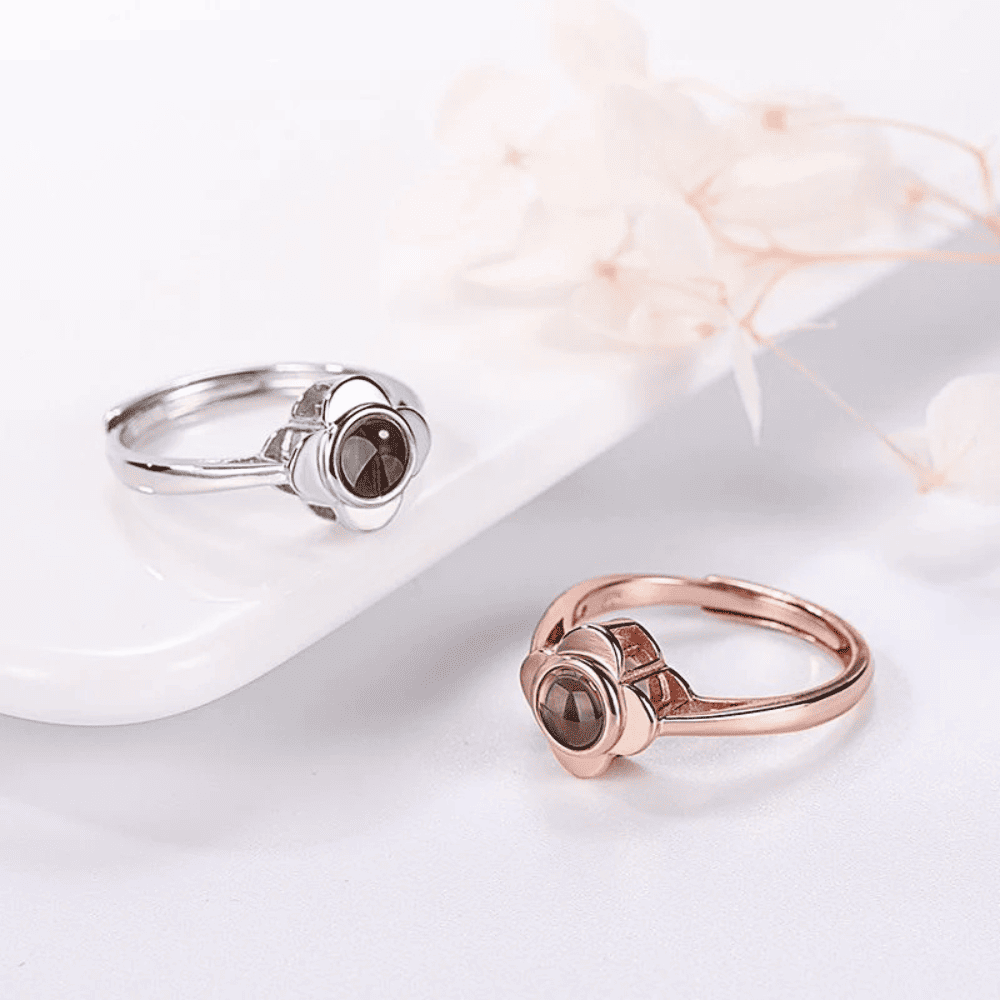 Flower Projection Ring (Resizable)