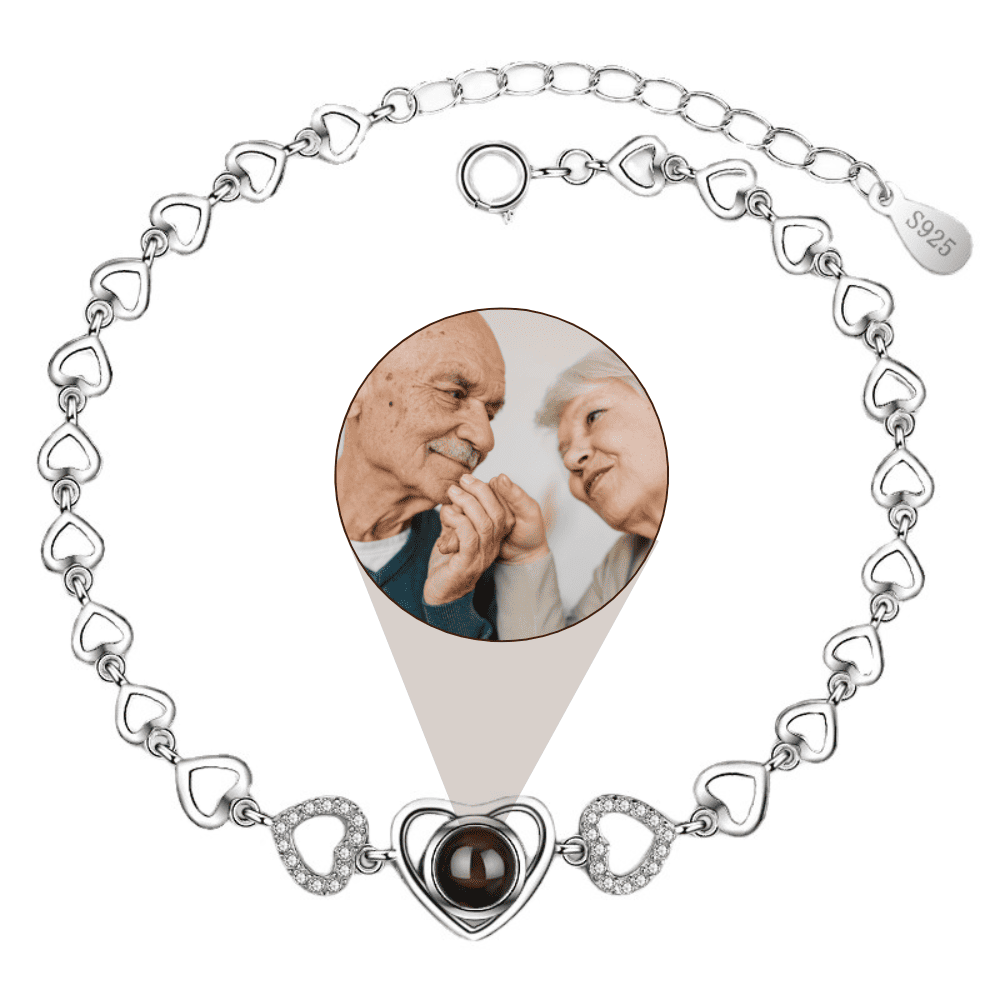 Heart Photo Projection Bracelet
