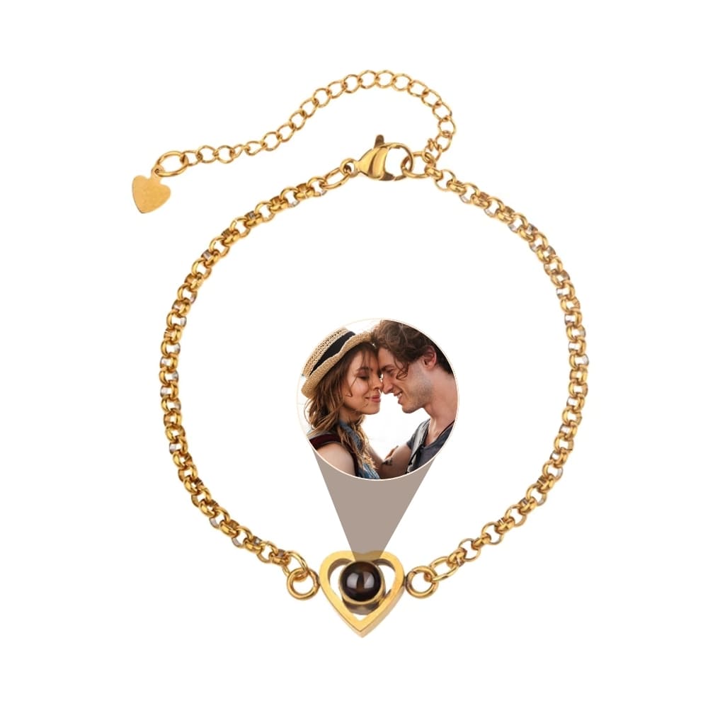 Heart Photo Projection Bracelet