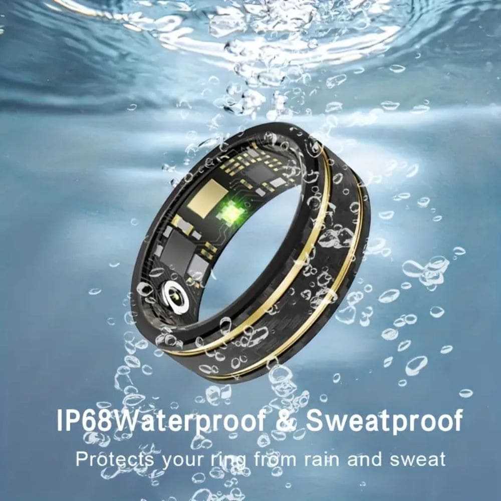 Gold Edge Smart Ring