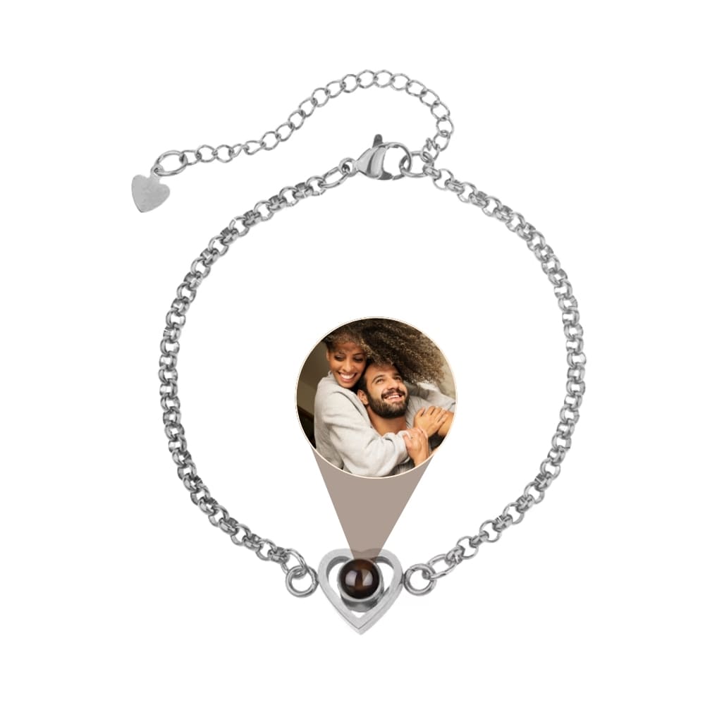 Heart Photo Projection Bracelet