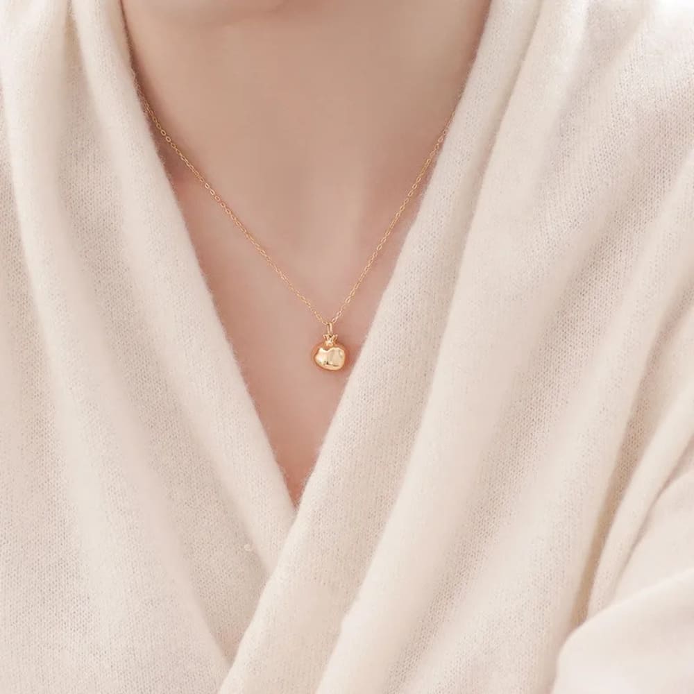 Ruby Pomegranate Necklace