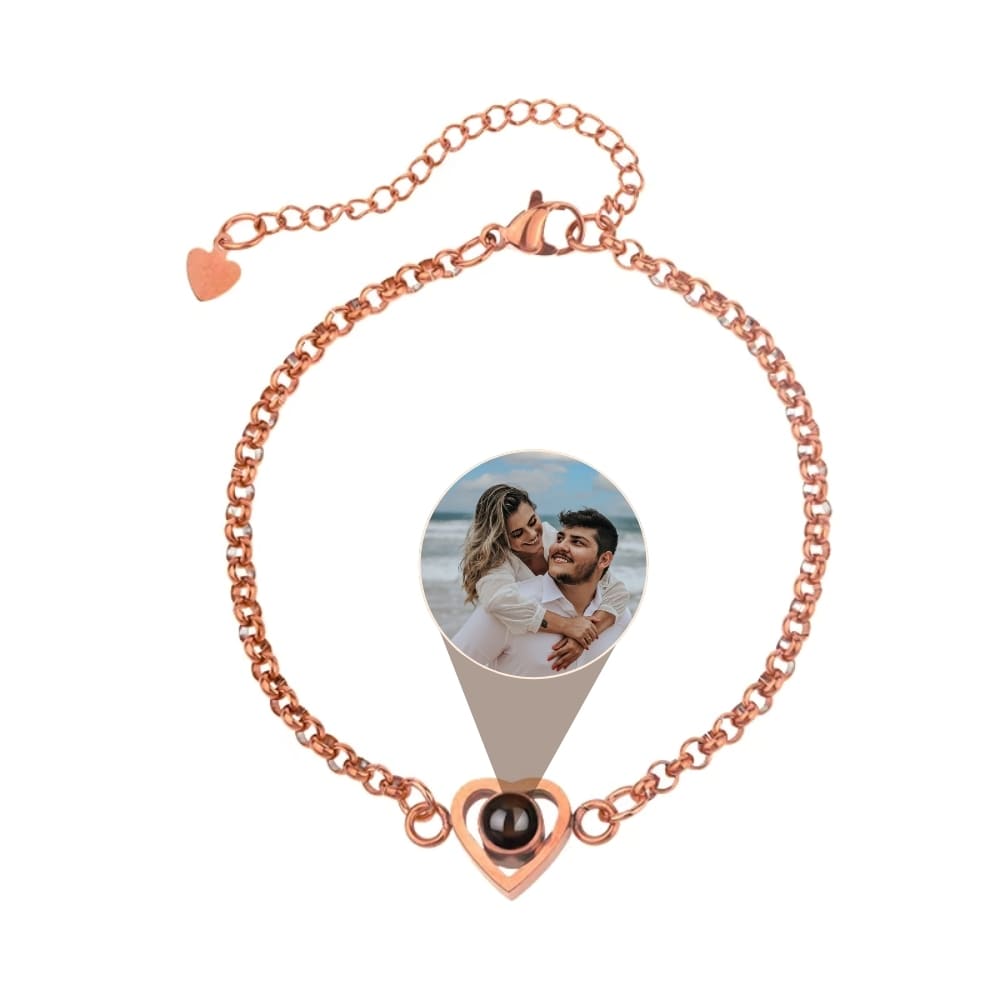 Heart Photo Projection Bracelet
