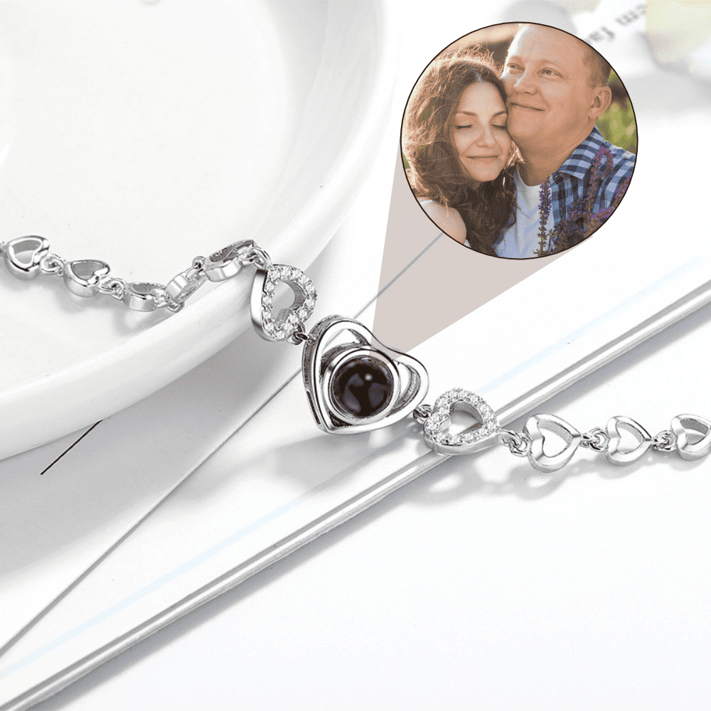 Heart Photo Projection Bracelet