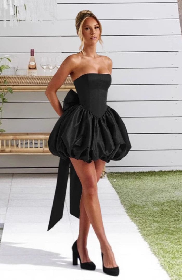 Velora Bubble Mini Dress