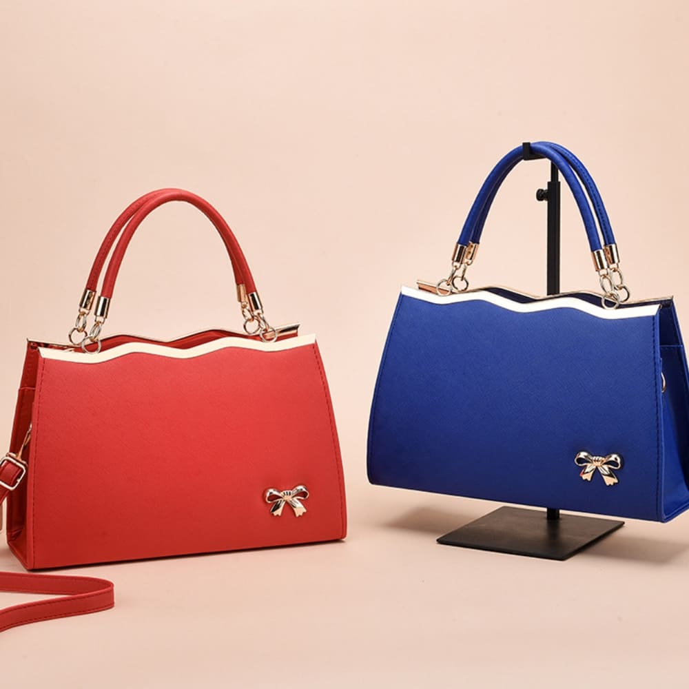 Bow Accent Shoulder Bag