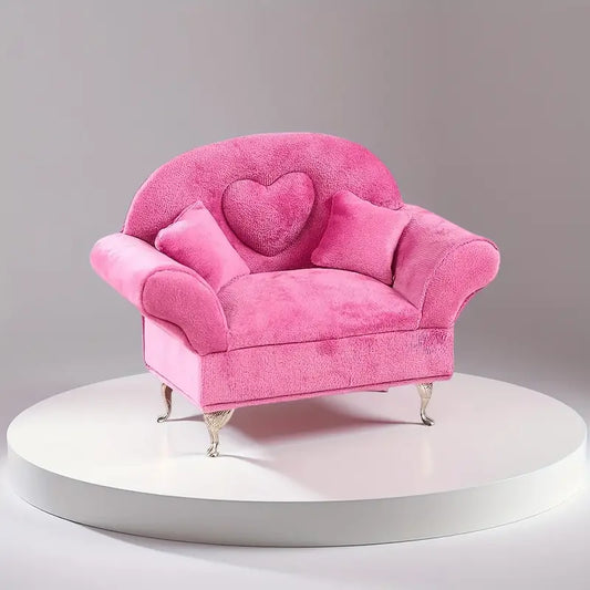 Velvet Sofa Jewellery Case Velvet Sofa Jewelry Box