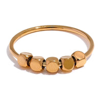 Golden Cubes Ring
