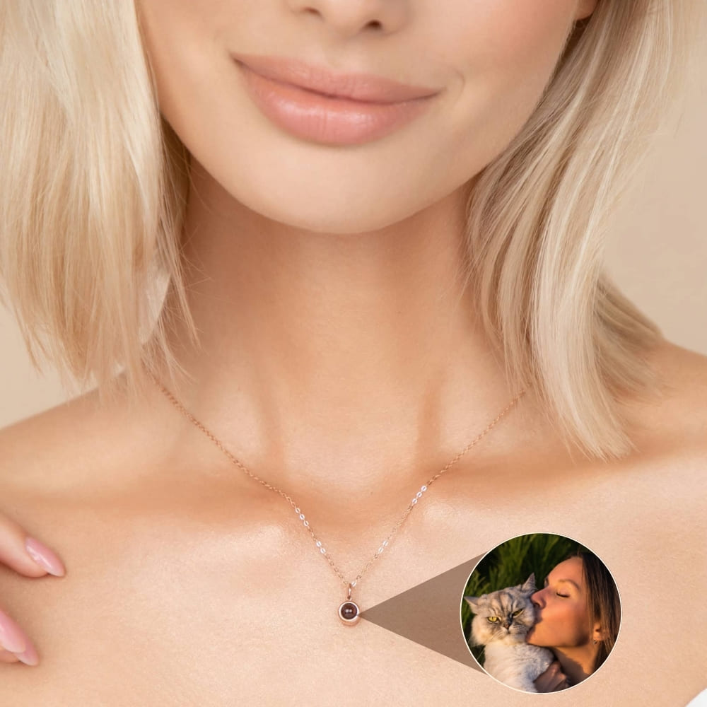 Circle Projection Necklace