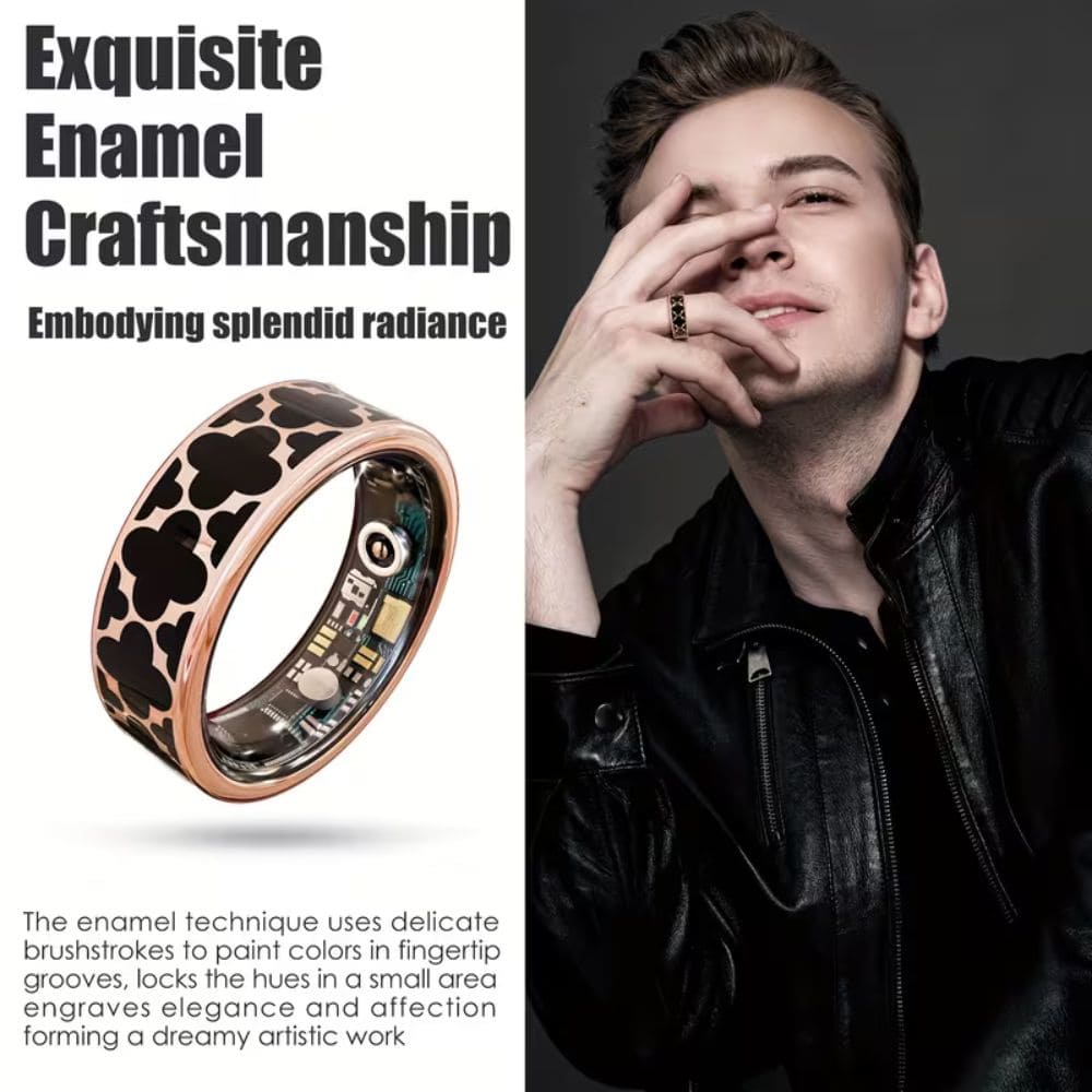 Clover Pattern Smart Ring